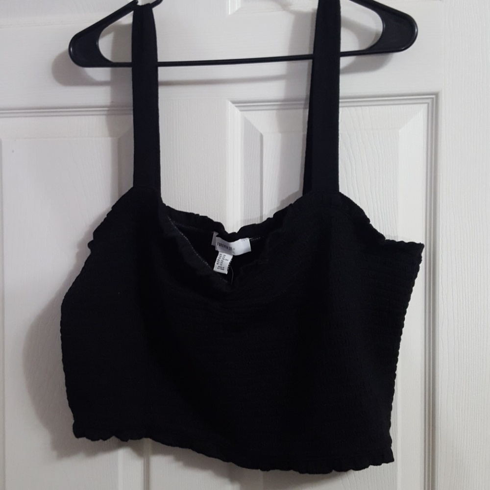 Smocked Sweetheart Cami Crop Top